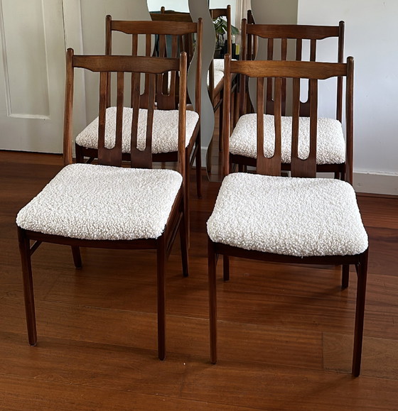 Image 1 of 4x Vintage Midcentury dining room chairs