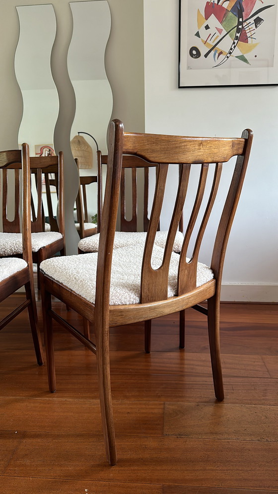 Image 1 of 4x Vintage Midcentury dining room chairs