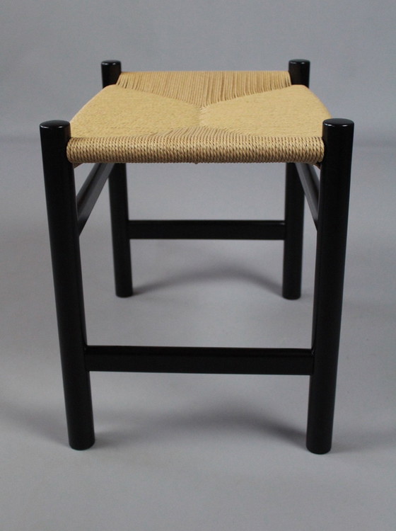 Image 1 of 2x Hans J Wegner Carl Hansen & Son tabouret CH53