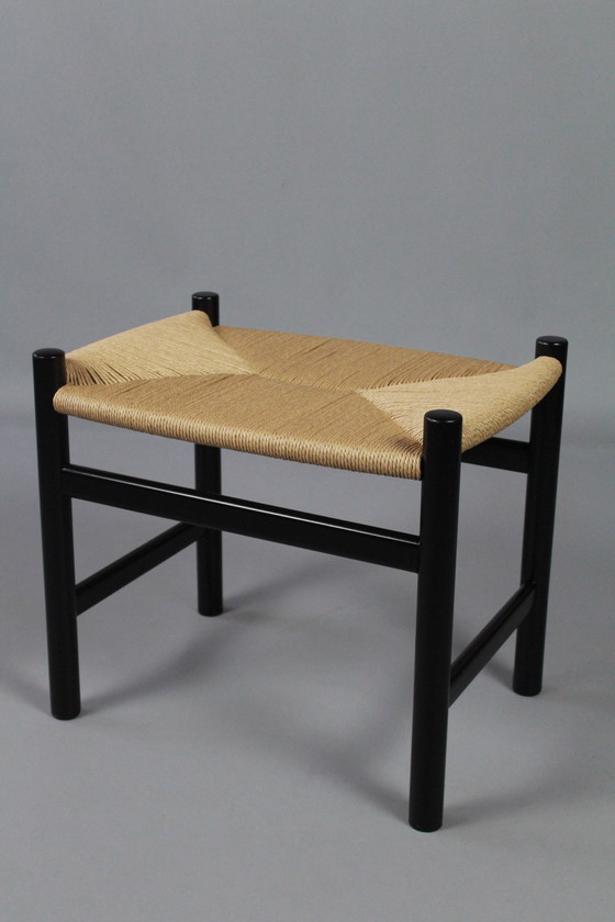 Image 1 of 2x Hans J Wegner Carl Hansen & Son tabouret CH53