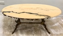 Table basse vintage en marbre
