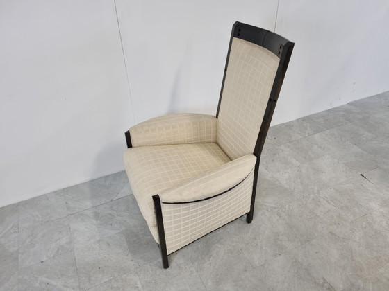 Image 1 of Umberto Asnago Galaxy Peggy highback armchair, 1980s