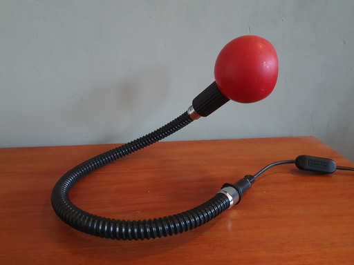 Snake or cobra lamp, Gammalux Italy, from the 1980s