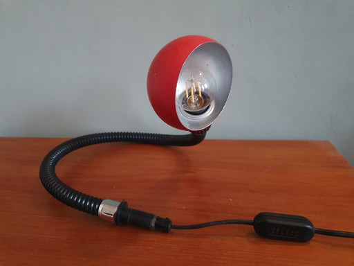 Lampe serpent ou cobra, Gammalux Italie, années 1980