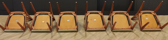 Image 1 of 6x table à manger Mid Century chaises | Vintage