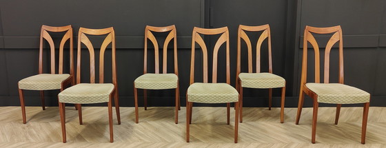 Image 1 of 6x table à manger Mid Century chaises | Vintage