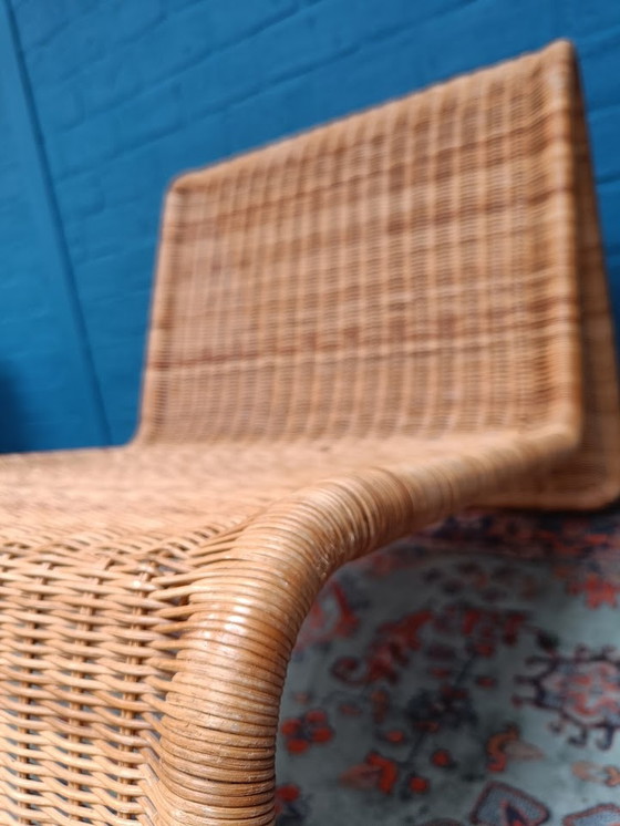 Image 1 of Fauteuil en rotin vintage