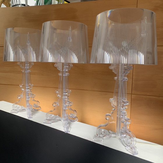 Image 1 of 3x Kartell Bourgies lamps by Ferruccio Lavian