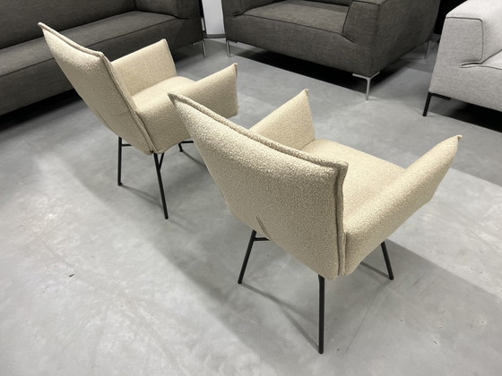 Image 1 of 4 Jess Design Sanne Swivel Dining room chairs