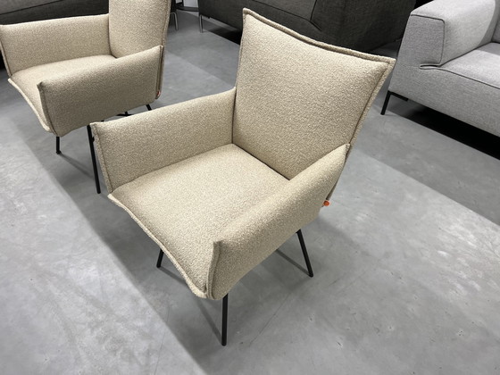 Image 1 of 4 Jess Design Sanne Swivel Dining room chairs