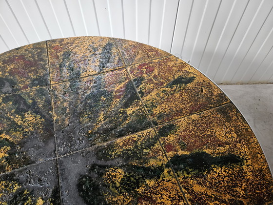 Image 1 of Round tiled table, fatlava