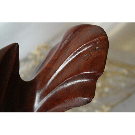 Image 1 of Sculpture d'oiseau vintage scandinave en bois