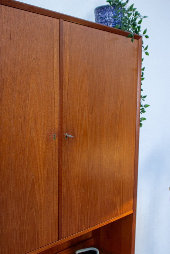 Image 1 of Erik Brouer Highboard Commode Teck Vintage