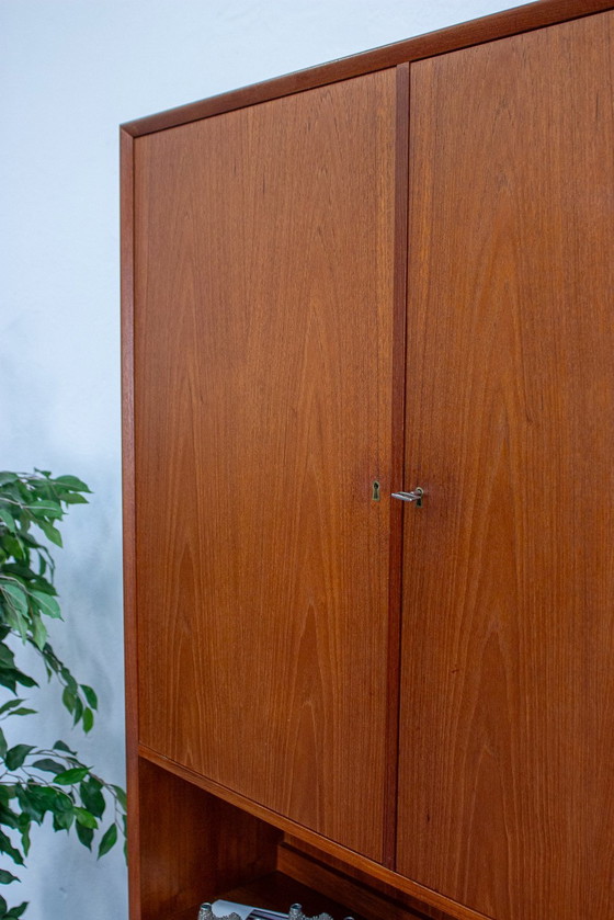 Image 1 of Erik Brouer Highboard Commode Teck Vintage