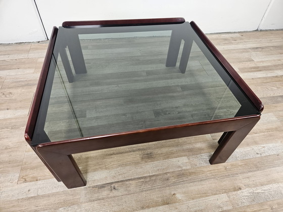 Image 1 of Table basse avec verre fumé