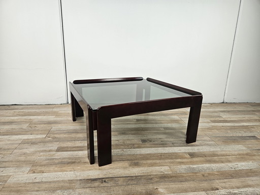 Table basse avec verre fumé