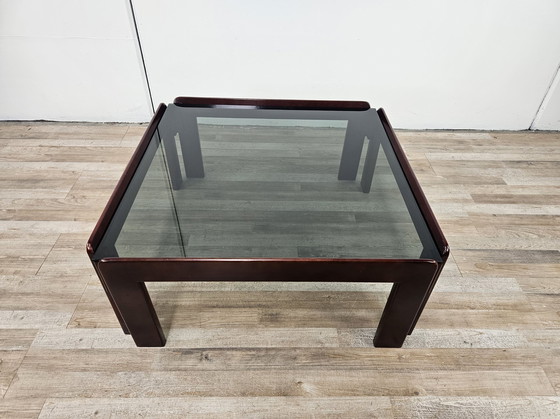 Image 1 of Table basse avec verre fumé