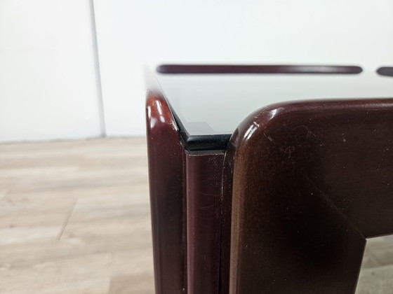 Image 1 of Table basse avec verre fumé