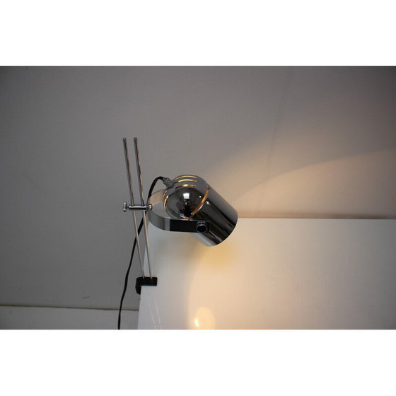 Image 1 of Lampe de table vintage en chrome à fixer, Stanislav Indra pour Combi Lux, Tchécoslovaquie, années 1970