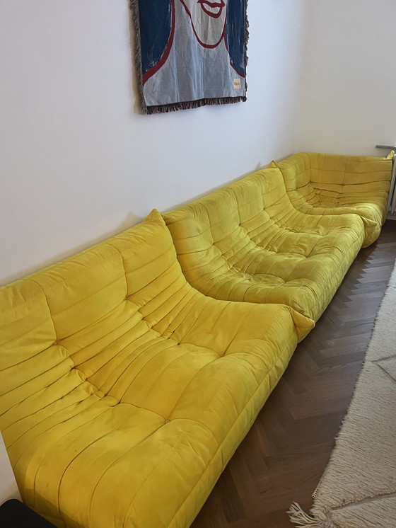 Image 1 of Ligne Roset Togo Alcantara Jaune