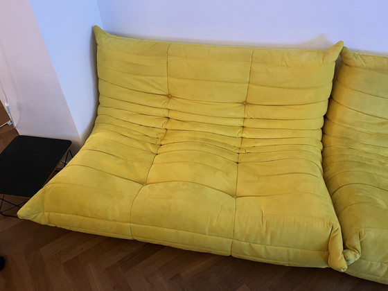 Image 1 of Ligne Roset Togo Alcantara Jaune