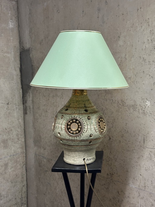 Lampe En Céramique De Georges Pelletier Signée