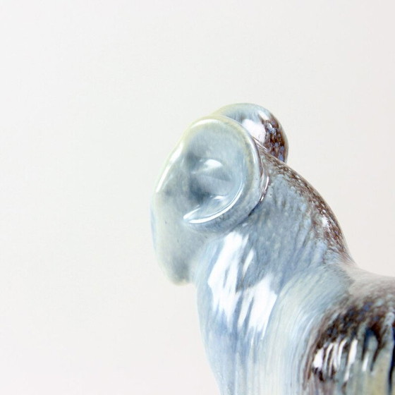 Image 1 of Sculpture vintage d'un mouton bélier en céramique émaillée, Tchécoslovaquie 1960