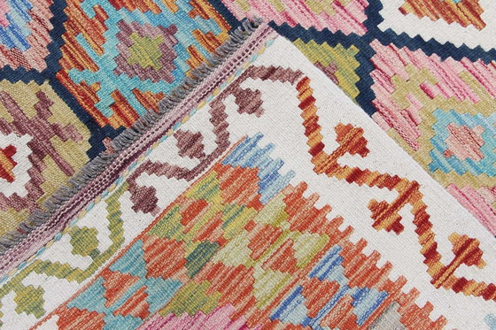 Image 1 of Kilim afghan tissé à la main - 197 X 150 cm - Nouveau