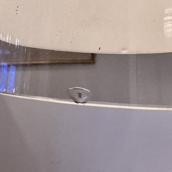 Image 1 of Lampe suspendue vintage en verre et opaline, 1970