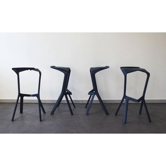 Image 1 of Paire de tabourets Miura vintage par Konstantin Gcric pour Plank, Italie