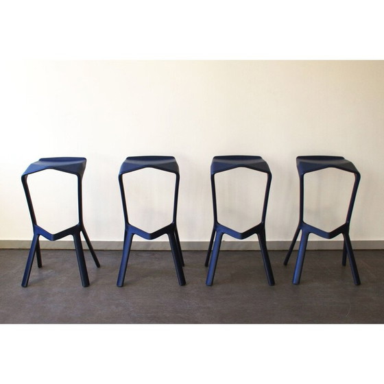 Image 1 of Paire de tabourets Miura vintage par Konstantin Gcric pour Plank, Italie