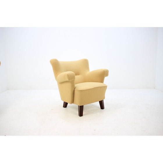 Image 1 of Paire de grands fauteuils de salon vintage, Tchécoslovaquie 1950