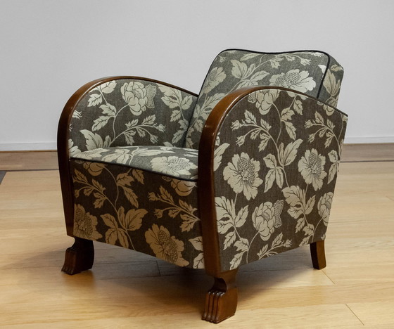 Image 1 of Fauteuil club suédois Art déco