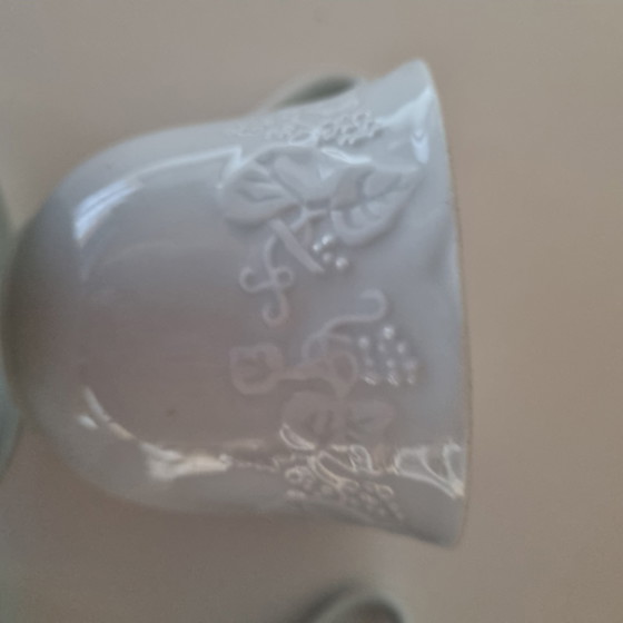 Image 1 of 4 Tasses Et 4 Sous Tasses Lierre Sauvage Cnp France