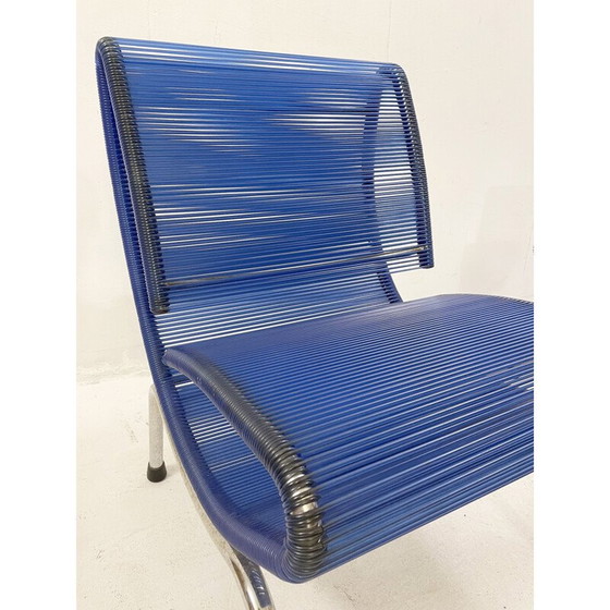 Image 1 of Paire de chaises vintage en corde plastique modèle "Hydra" par Roberto Semprini pour Sintesi, 1994