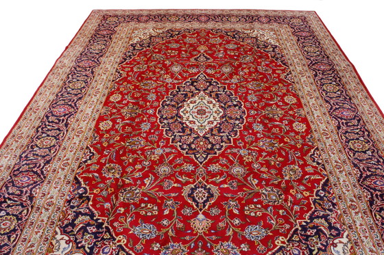 Image 1 of Tapis persan original noué à la main Keshan 340 X 242 cm Très bon état Fin