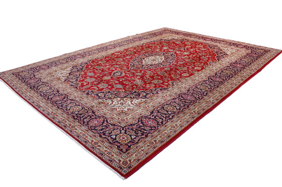 Image 1 of Tapis persan original noué à la main Keshan 340 X 242 cm Très bon état Fin