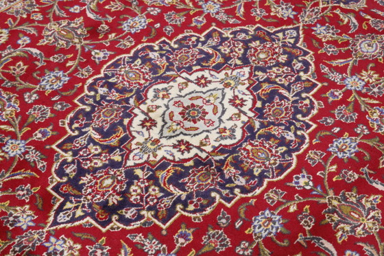 Image 1 of Tapis persan original noué à la main Keshan 340 X 242 cm Très bon état Fin