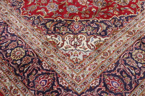 Image 1 of Tapis persan original noué à la main Keshan 340 X 242 cm Très bon état Fin