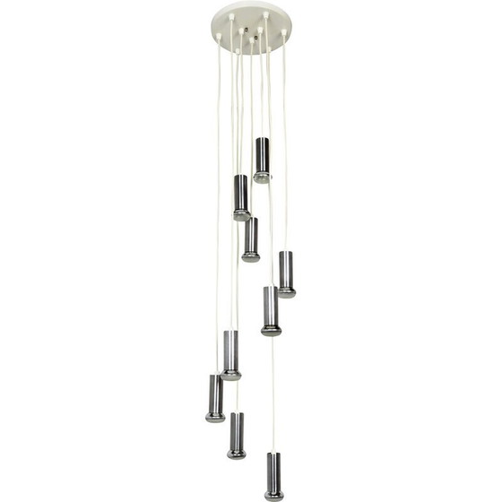 Image 1 of Lampe suspendue vintage en forme de cascade par Raak, 1970