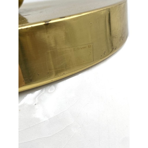 Seau vintage en céramique blanche, Italie 1970