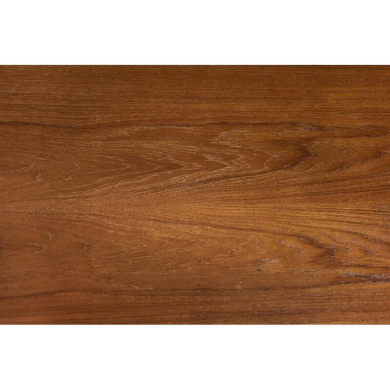 Image 1 of Table basse vintage scandinave danoise en palissandre avec plateau noir extractible, années 1960