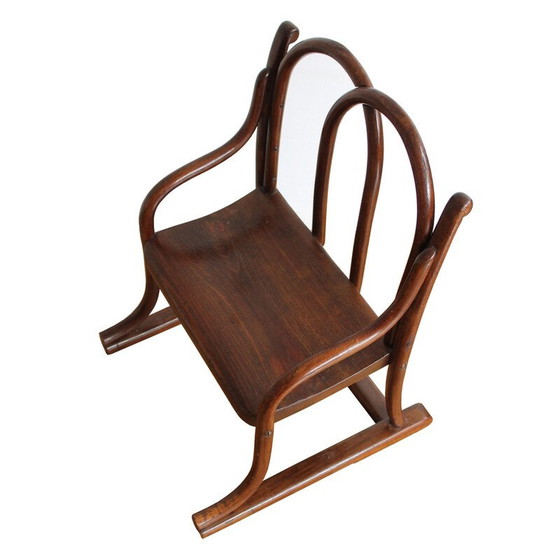 Image 1 of Chaise d'enfant vintage en bois courbé de Gebrüder Thonet, années 1885