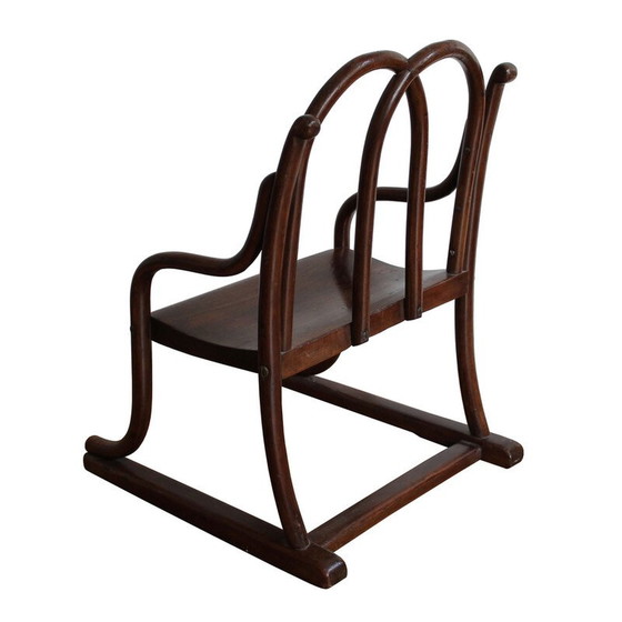Image 1 of Chaise d'enfant vintage en bois courbé de Gebrüder Thonet, années 1885