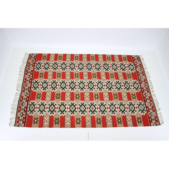 Image 1 of Tapis vintage en laine, Tchécoslovaquie 1940