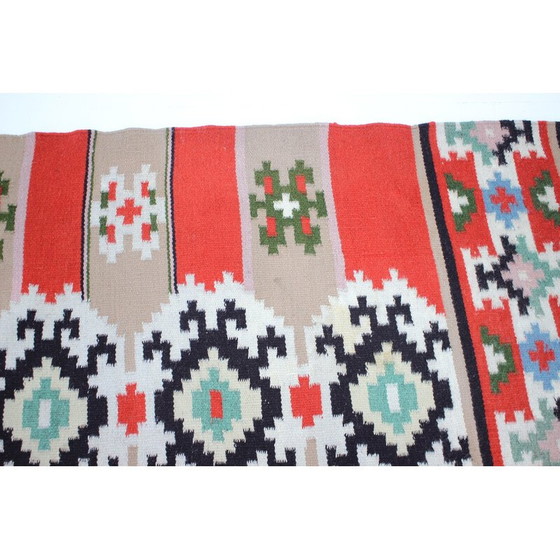 Image 1 of Tapis vintage en laine, Tchécoslovaquie 1940