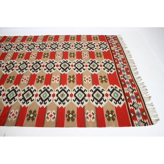 Image 1 of Tapis vintage en laine, Tchécoslovaquie 1940