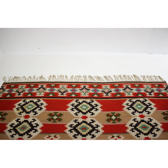 Image 1 of Tapis vintage en laine, Tchécoslovaquie 1940