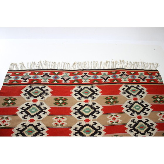 Image 1 of Tapis vintage en laine, Tchécoslovaquie 1940