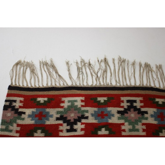Image 1 of Tapis vintage en laine, Tchécoslovaquie 1940